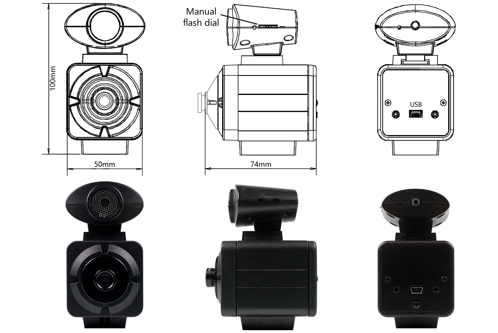 Videology Photo ID cameras with flash
