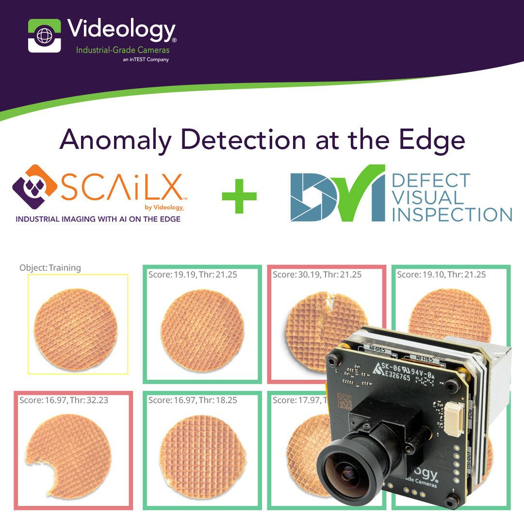 Anomaly Detection at the Edge with SCAiLX + DVI